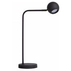 Lámpara sobremesa negro recargable Ø15x30,2x49,6 cm LED 3W - LULS0176