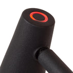 Lámpara sobremesa negro recargable Ø14x30,5x47,5 cm LED 3W - LULS0177