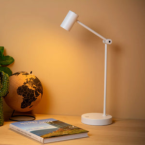 Lámpara sobremesa blanco recargable Ø15x64 cm LED 3W - LULS0178