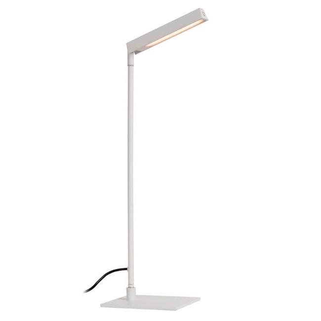 Lámpara sobremesa metal blanco 13x42,3 cm LED 2700K 3W - LULS0186