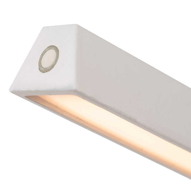 Lámpara sobremesa metal blanco 13x42,3 cm LED 2700K 3W - LULS0186