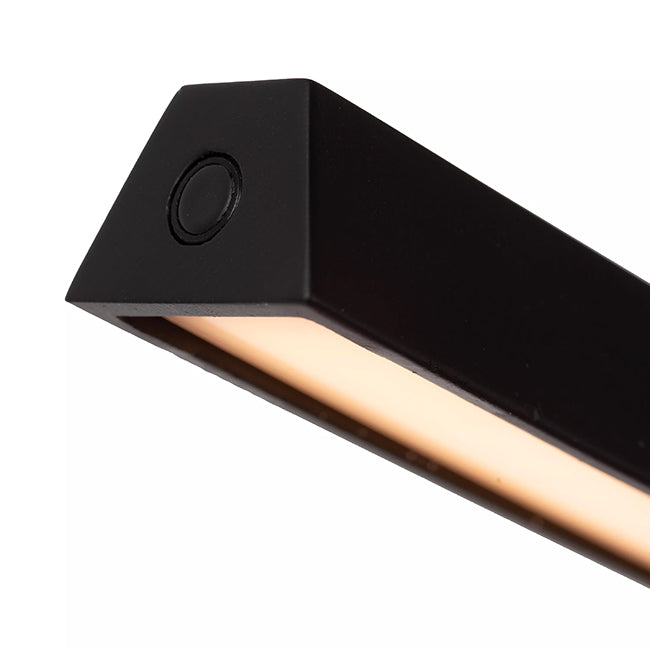 Lámpara sobremesa metal negro 13x42,3 cm LED 2700K 3W  - LULS0187