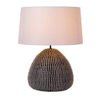 Lámpra sobremesa km hierba marina negro Ø45x61 cm E27 - LULS0191