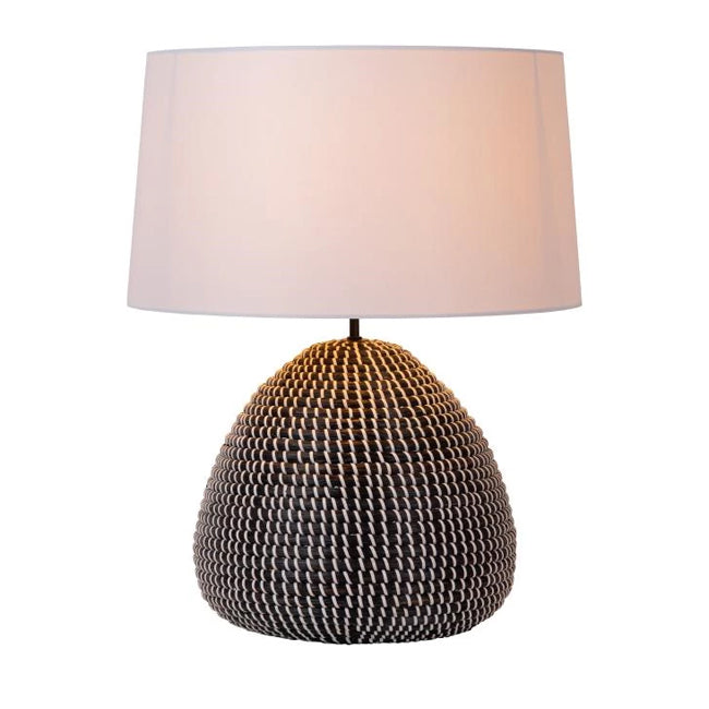 Lámpra sobremesa km hierba marina negro Ø45x61 cm E27 - LULS0191