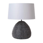 Lámpra sobremesa km hierba marina negro Ø45x61 cm E27 - LULS0191