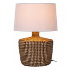 Lámpara de mesa hierba marina natural Ø35x48 cm E27 - LULS0193