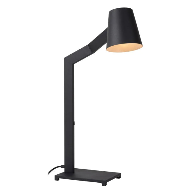 Lámpara de mesa metal negro 22x67 CM E14 - LULS0200