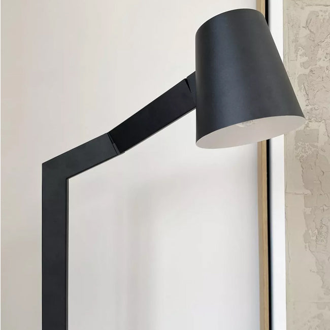 Lámpara de mesa metal negro 22x67 CM E14 - LULS0200