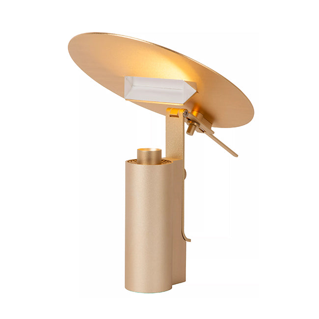 Lámpara de mesa  acero oro mate Ø20 cm LED 7W - LULS0208