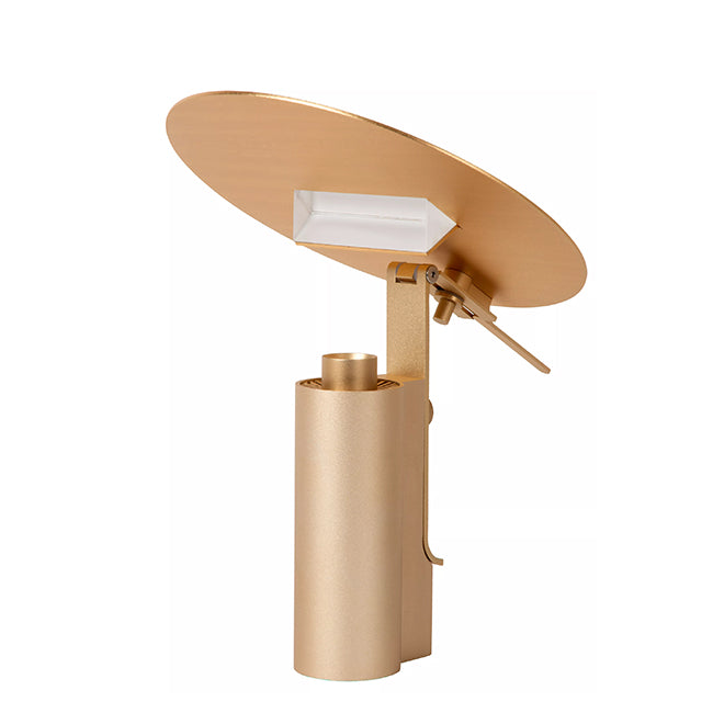 Lámpara de mesa  acero oro mate Ø20 cm LED 7W - LULS0208