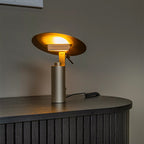 Lámpara de mesa  acero oro mate Ø20 cm LED 7W - LULS0208