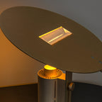 Lámpara de mesa  acero oro mate Ø20 cm LED 7W - LULS0208