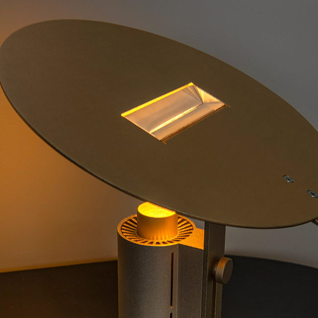 Lámpara de mesa  acero oro mate Ø20 cm LED 7W - LULS0208