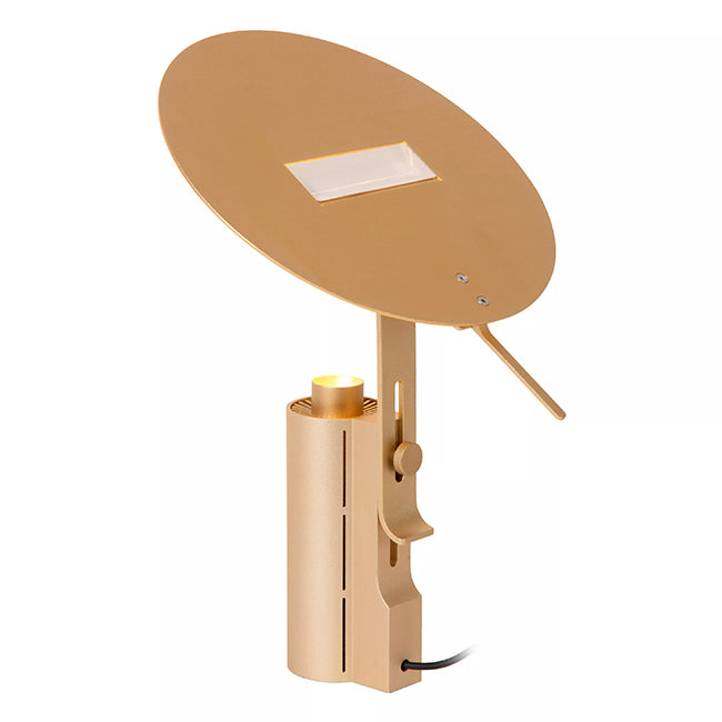 Lámpara de mesa  acero oro mate Ø20 cm LED 7W - LULS0208