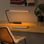 Lámpara de mesa aluminio negro LED 6,5W - LULS0212