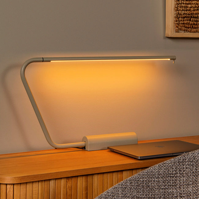 Lámpara de mesa aluminio taupe LED 6,5W - LULS0213
