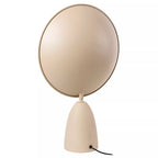 Lámpara de mesa acero taupe Ø25,5 cm LED 8W - LULS0221
