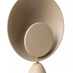Lámpara de mesa acero taupe Ø25,5 cm LED 8W - LULS0221