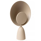 Lámpara de mesa acero taupe Ø25,5 cm LED 8W - LULS0221