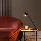 Lámpara de mesa metal negro Ø16x42,1 cm LED 8W - LULS0222