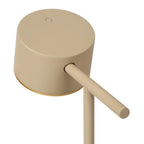 Lámpara de mesa metal taupe Ø16x40 cm 9W LED - LULS0223