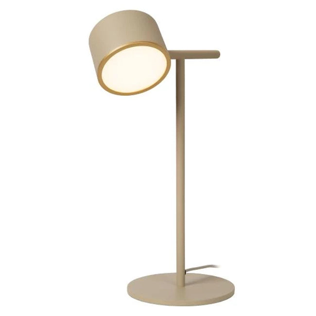 Lámpara de mesa metal taupe Ø16x40 cm 9W LED - LULS0223