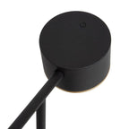 Lámpara de mesa metal negro Ø16x40 cm 9W LED - LULS0224