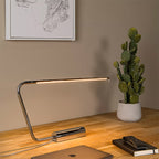 Lámpara de escritorio - LED Regul. - 1x9W 2700K - Cromo - LULS0235