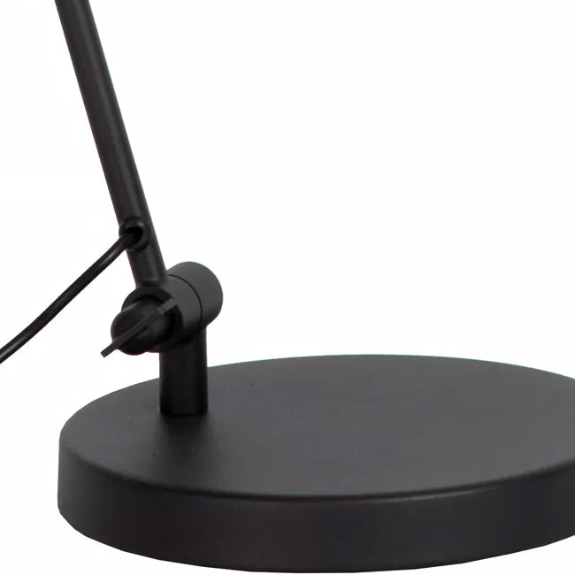 Lámpara sobremesa para lectura metal negro dimeable sensor tactil Ø16x42 cm 8W LED - LULS0236