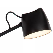 Cargar imagen en el visor de la galería, Lámpara sobremesa para lectura metal negro dimeable sensor tactil Ø16x42 cm 8W LED - LULS0236
