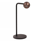 Lámpara de mesa aluminio café negro Ø14x143 cm 5W  2700K - LULS0239