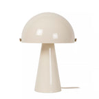 Lámpara de mesa metal beige Ø23x33,5 cm E27- LULS0247