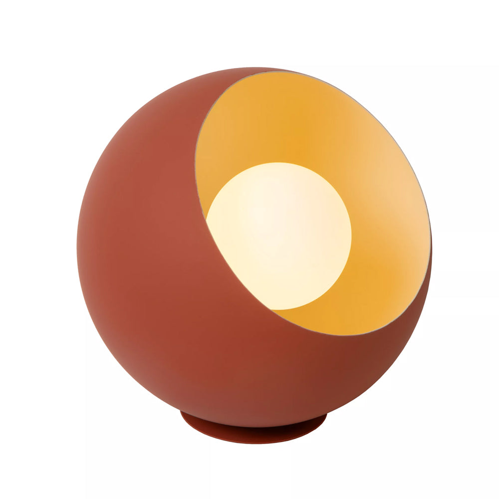 Lámpara de mesa metal terracota Ø20cm  E27 - LULS0248