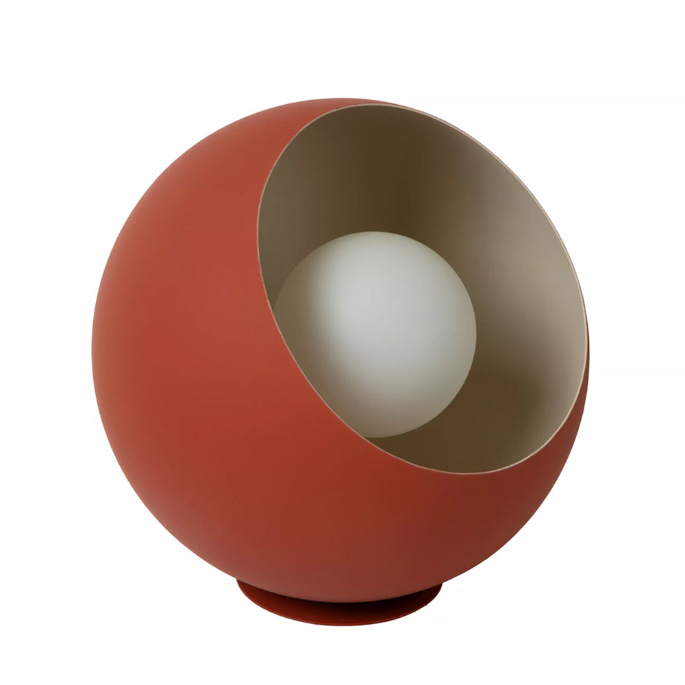 Lámpara de mesa metal terracota Ø20cm  E27 - LULS0248