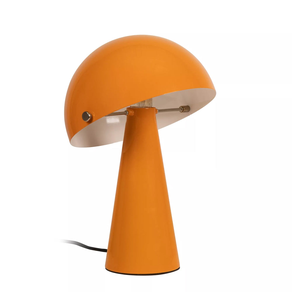 Lámpara de mesa metal naranja Ø23x33,5 cm E27 - LULS0250