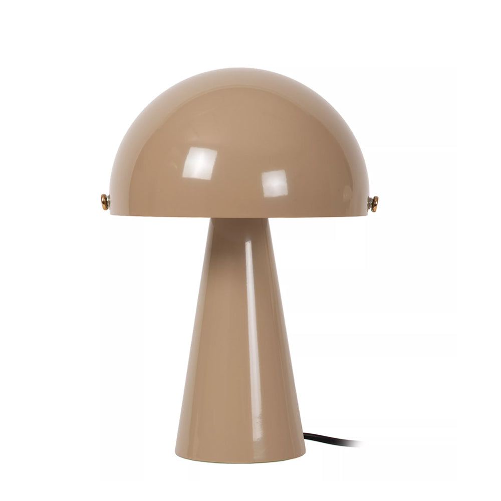 Lámpara de mesa metal taupe Ø23x33,5 cm E27 - LULS0252