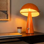 Lámpara de mesa metal naranja  Ø38x51,8cm E27 - LULS0254