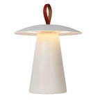Lámpara de mesa aluminio blanco recargable dimeable Ø19,7x 29,2 cm 2W LED - LULS0256