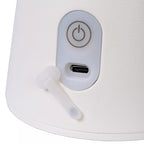 Lámpara de mesa aluminio blanco recargable dimeable Ø19,7x 29,2 cm 2W LED - LULS0256