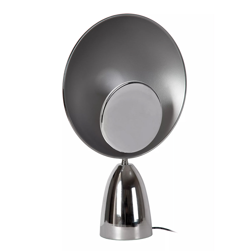 Lámpara de mesa acero cromo Ø25,5 cm LED 8W - LULS0257
