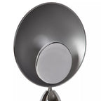 Lámpara de mesa acero cromo Ø25,5 cm LED 8W - LULS0257