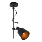 Lampara de techo negra E27 - LULT0002
