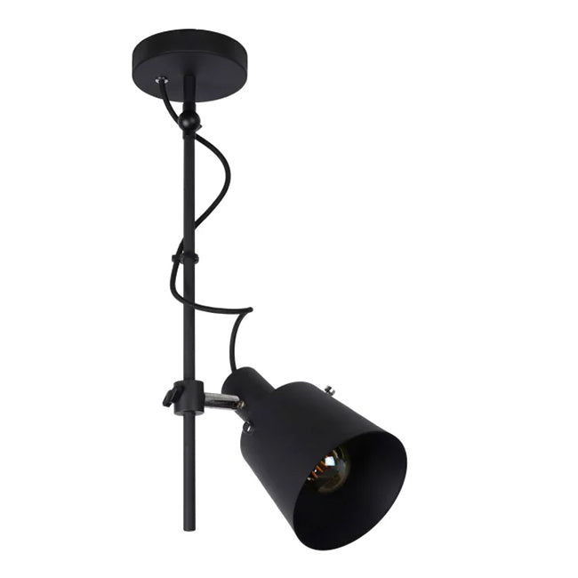 Lampara de techo negra E27 - LULT0002