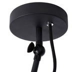 Lampara de techo negra E27 - LULT0002