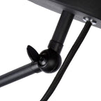 Lampara de techo negra E27 - LULT0002
