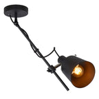 Lampara de techo negra E27 - LULT0002