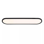 Plafón sintético negro dimeable 80x20x3,2 cm 36W - LUPL0115