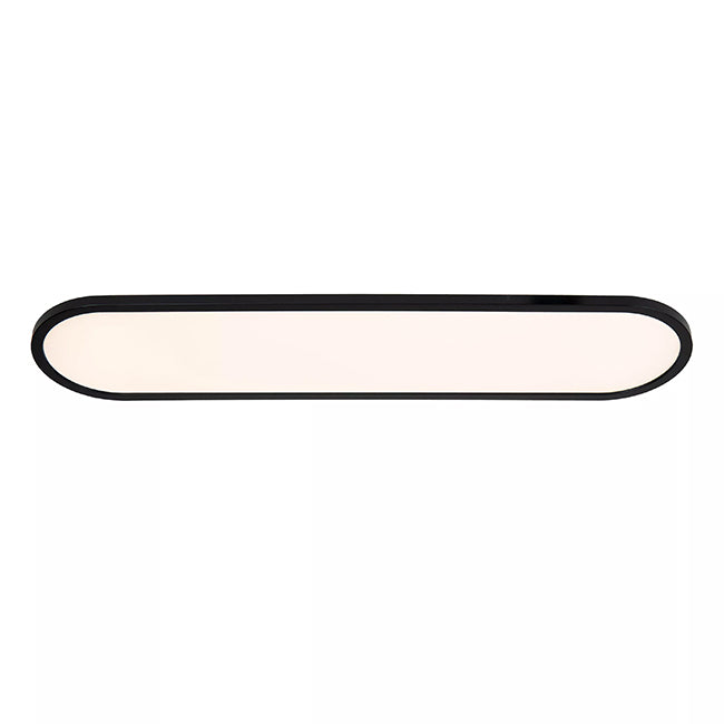 Plafón sintético negro dimeable 80x20x3,2 cm 36W - LUPL0115
