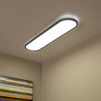 Plafón sintético negro dimeable 80x20x3,2 cm 36W - LUPL0115
