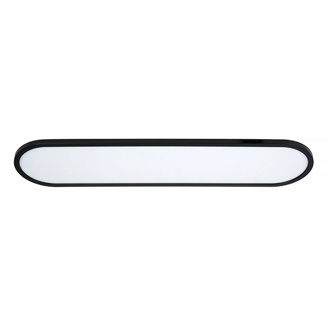Plafón sintético negro dimeable 80x20x3,2 cm 36W - LUPL0115